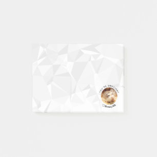 Post-it® HammyVille - Hamster mignon avec citation motivati