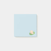 Post-it® Hamster de souris mignonne flottant sur un bleu fe (Devant)