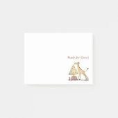 Post-it® Hand-Drawn Giraffe Christmas Tree Art (Devant)