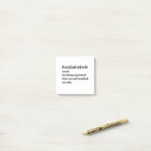 Post-it® Hanoukka Miracle Funny Chanukah Juif Définition (Sur un bureau)