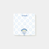 Post-it® Hanoukka Star personnalisée de David Menorah (Devant)