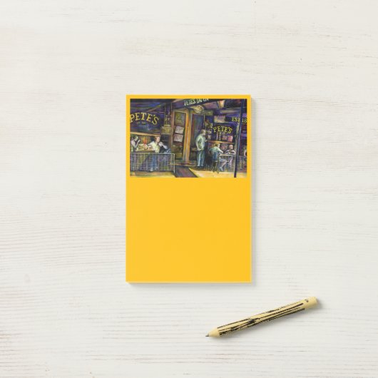 Post-it® Hantée par la forme abominable des ombres (Sur un bureau)