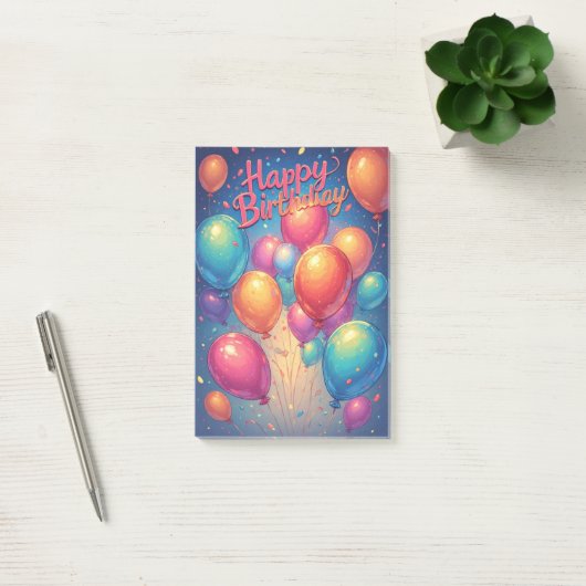 Post-it® Happy Birthday Celebration Post-It Notes (Bureau)