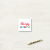 Post-it® Happy Easter (Sur un bureau)