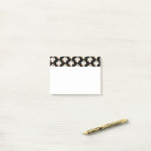 Post-it® Happy Ghost Retro Hippie Vibe Motif (Sur un bureau)