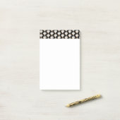 Post-it® Happy Ghost Retro Hippie Vibe Motif (Sur un bureau)