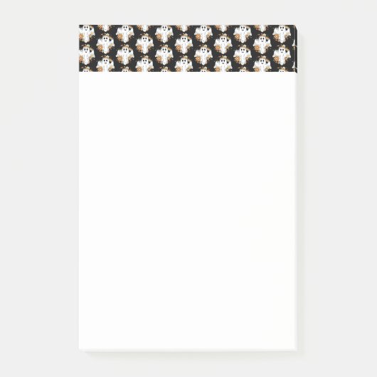 Post-it® Happy Ghost Retro Hippie Vibe Motif (Devant)
