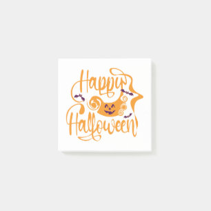 Post-it® Happy Halloween chauves-souris Jack-o'-lantern