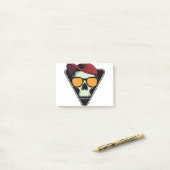 Post-it® Happy halloween skull (Sur un bureau)