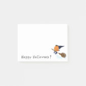 Post-it® Happy Halloween sorcière Citrouille Volant Broom - (Devant)