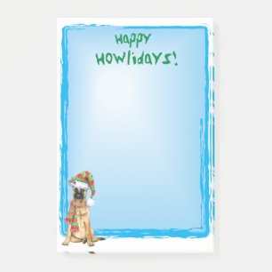 Post-it® Happy Howlidays Belge Malinois