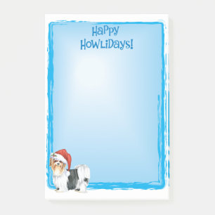 Post-it® Happy Howlidays Biewer Terrier Post-it Notes