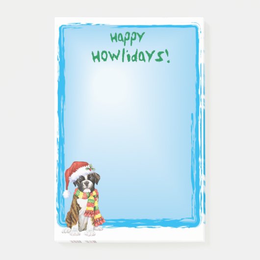 Post-it® Happy Howlidays Boxer (Devant)