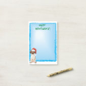 Post-it® Happy Howlidays GWP Post-it Notes (Sur un bureau)