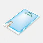 Post-it® Happy Howlidays Mini Bull Terrier (Incliné)