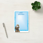 Post-it® Happy Howlidays Retriever à revêtement plat (Bureau)