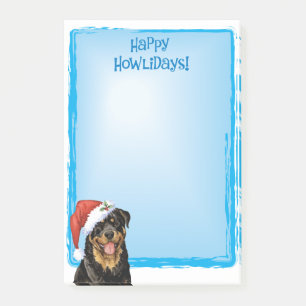 Post-it® Happy Howlidays Rottweiler