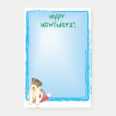 Post-it® Happy Howlidays Wire Fox Terrier (Devant)