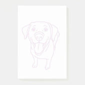 Post-it® Happy labrador dog (Devant)