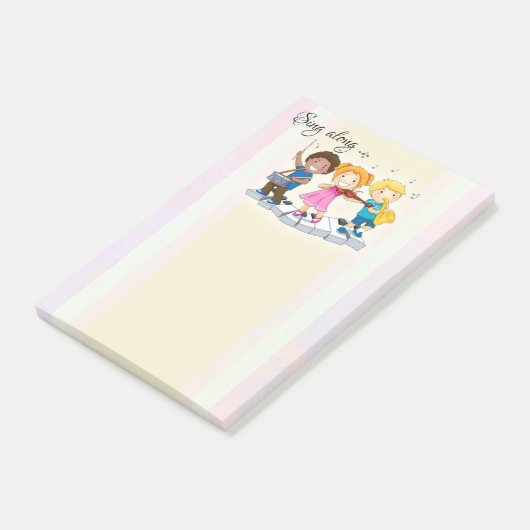 Post-it® Happy Music Teacher Post It Notes (Incliné)