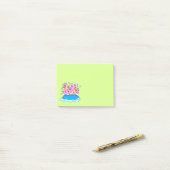 Post-it® Happy Pigs Sticky Notes (Sur un bureau)