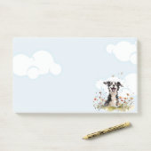 Post-it® Happy Pup (Sur un bureau)