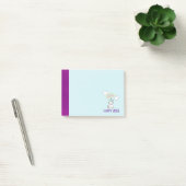 Post-it® Happy Vibes Typographie mignonne souriant Unicorn (Bureau)