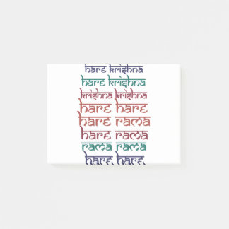 Post-it® Hare Krishna Hare Krishna Mantra Chantant l'hindou