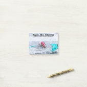 Post-it® Haricots le whippet Surfdog (Sur un bureau)