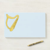 Post-it® Harpe irlandaise (Sur un bureau)
