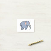 Post-it® Harper The Baby Elephant (Sur un bureau)