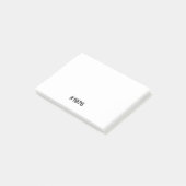 Post-it® Hashtag 1976 49 Anniversaire (Incliné)