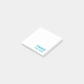 Post-it® Hashtag #Delulu est le Solulu Turquoise (Incliné)
