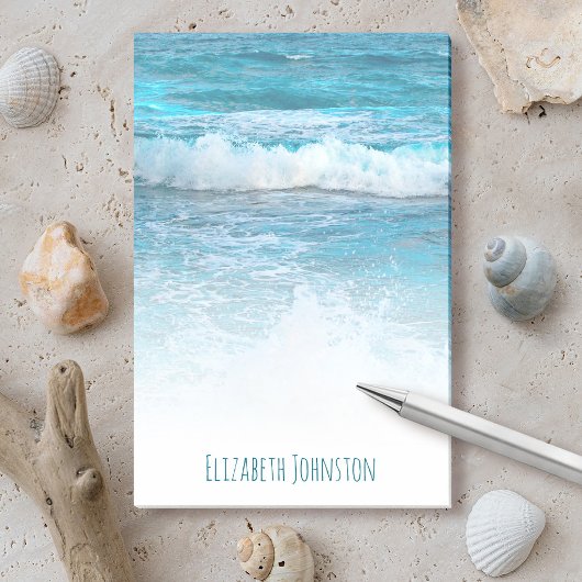 Post-it® Hawaii bleu turquoise ondes océaniques photo perso