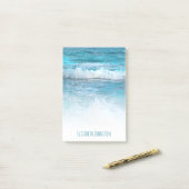 Post-it® Hawaii bleu turquoise ondes océaniques photo perso (Sur un bureau)