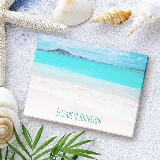 Post-it® Hawaii plage tropicale turquoise océan photo perso