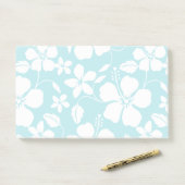 POST-IT® HAWAIIAN HULA (HIBISCUS) TURQUOISE (Sur un bureau)