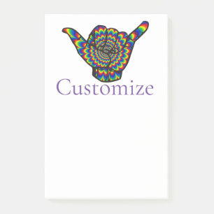 Post-it® Hawaiian Shaka Psychedelic Thunder_Cove