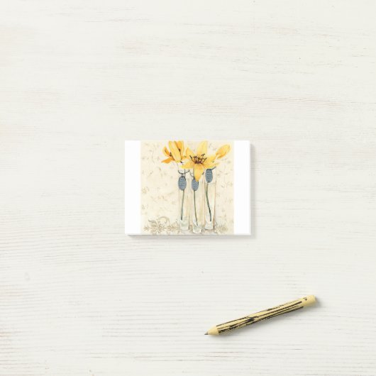 Post-it® HAZ38 a inspiré Yellow.tif (Sur un bureau)