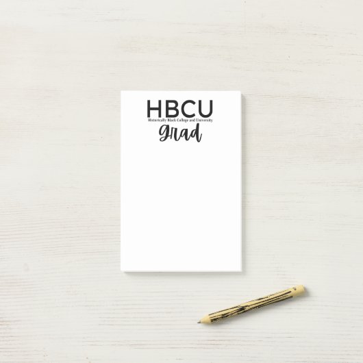 Post-it® HBCU Grad Post It (Sur un bureau)