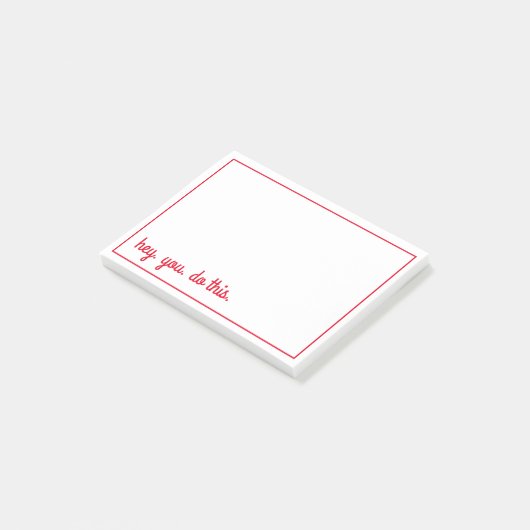 Post-it® hé. vous. faites ceci. (Incliné)