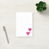 Post-it® Heart & Arrow-Raspberry (Bureau)