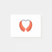 Post-it® Heart Shaped Hearing Aid (Devant)