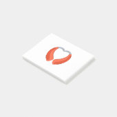 Post-it® Heart Shaped Hearing Aid (Incliné)