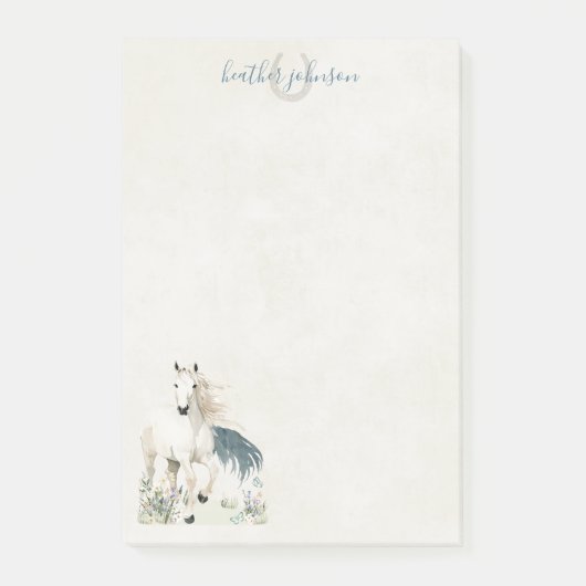 Post-it® Hearthlight Notes Prairie & Crinière Notes (Devant)
