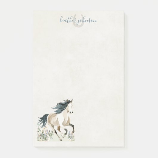 Post-it® Hearthlight Notes Prairie & Crinière Notes (Devant)