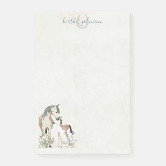 Post-it® Hearthlight Notes Prairie & Crinière Notes (Devant)