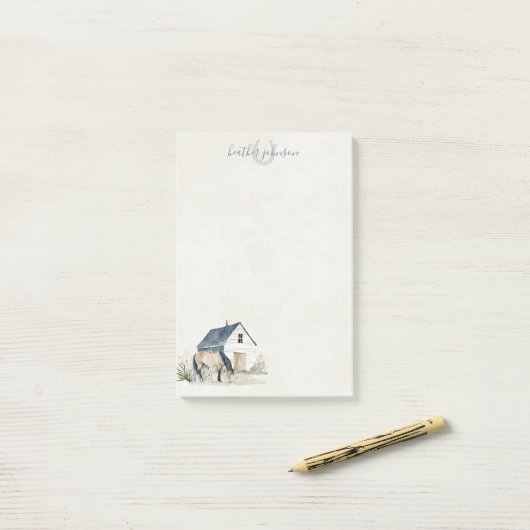 Post-it® Hearthlight Notes Prairie & Crinière Notes (Sur un bureau)