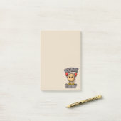 Post-it® Heavyweight Spud Champ Boxing Potato  (Sur un bureau)
