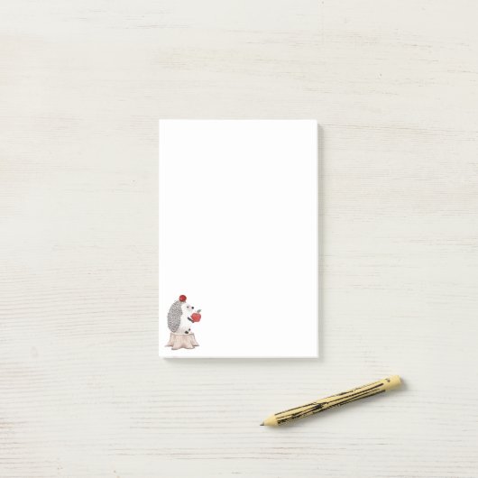 Post-it® Hedgehog (Sur un bureau)